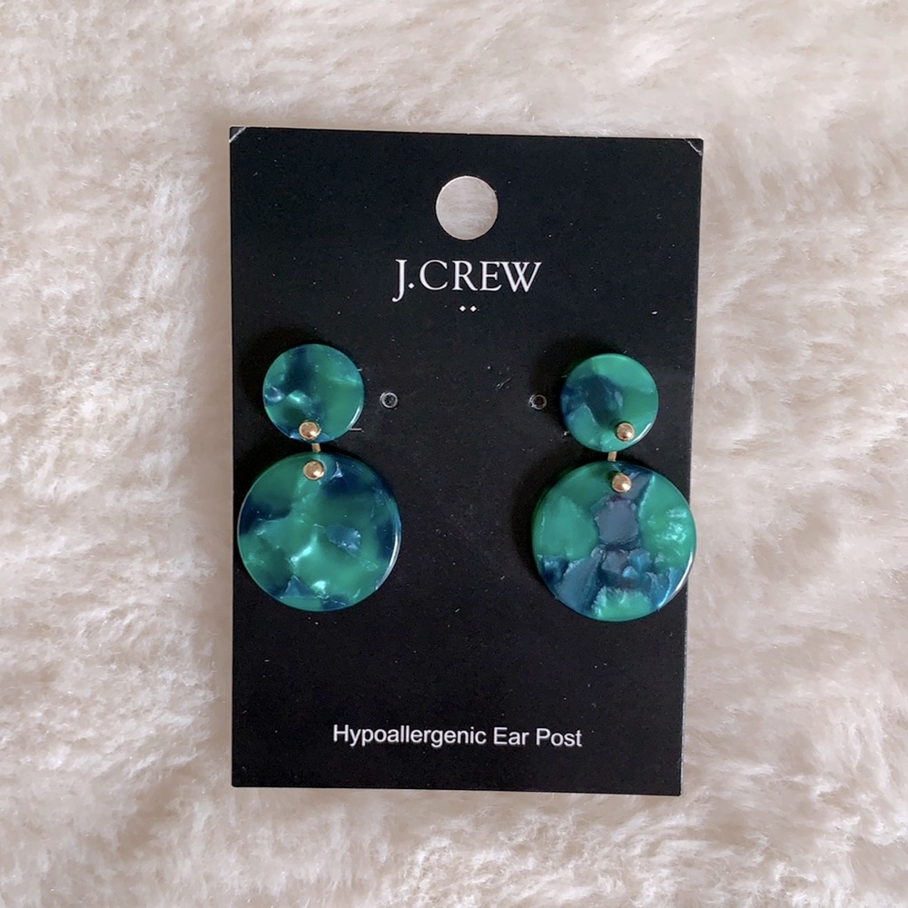 J.CREW Circle Marble Earrings AD902